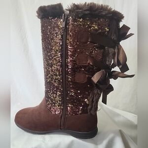JOAN BOYCE MID CALF SEQUENCE BOOTS